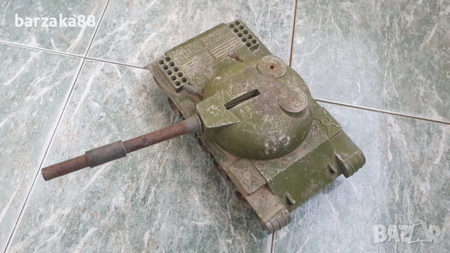 Стара играчка Руски Танк, снимка 8 - Колекции - 53584580