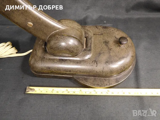 СТАРА РЕТРО СОЦ СССР НАСТОЛНА ЛАМПА "НКВД" БАКЕЛИТ КАРБОЛИТ, снимка 12 - Антикварни и старинни предмети - 49740121