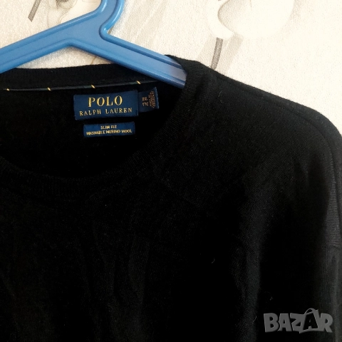 POLO RALPH LAUREN Пуловер от мерино вълна размер ХХЛ, снимка 5 - Пуловери - 52442581