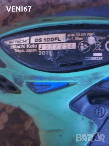 Hitachi  DS10DFL Винтоверт , снимка 2 - Винтоверти - 41776934