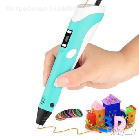 3D Писалка за рисуване и моделиране 3087, снимка 2 - Рисуване и оцветяване - 52400408