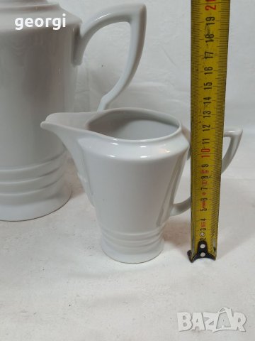 Немски порцеланов чайник с латиера , снимка 10 - Аксесоари за кухня - 35683827