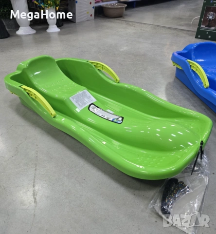 Пластмасова детска шейна с въже за дърпане и Спирачка, снимка 3 - Зимни спортове - 53389750