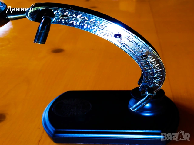 Луксозна настолна лупа X5 – Бронз и масивно дърво | Винтидж колекционерски аксесоар, снимка 5 - Подаръци за мъже - 53610302