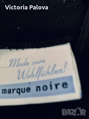Дълга черна свободна рокля MARQUE NOIRE, снимка 8 - Рокли - 34240284