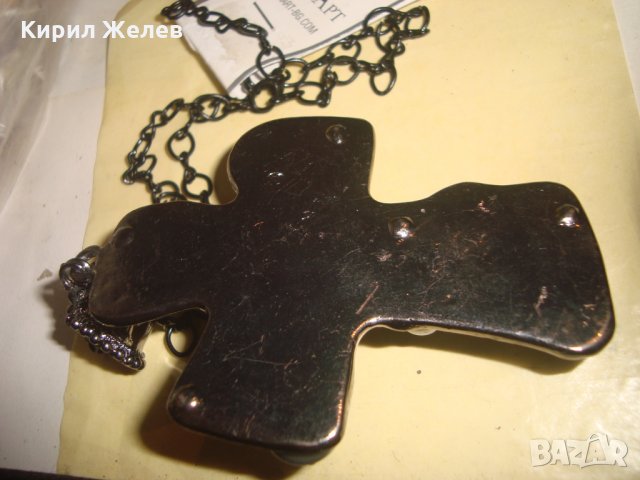ГОЛЯМ МОДЕН АРТ КРЪСТ с ЕТИКЕТ 24300, снимка 11 - Колиета, медальони, синджири - 33876195