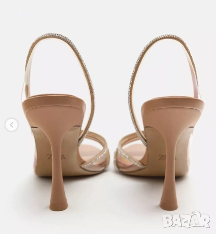 Сандали на ток на Zara , снимка 3 - Сандали - 53840248
