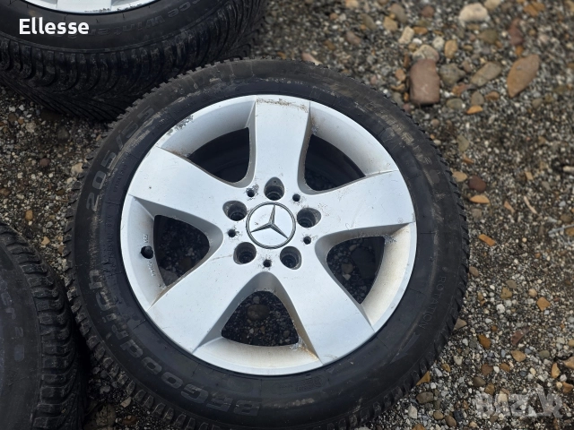 Алуминиеви джанти 16цола Mercedes , снимка 2 - Гуми и джанти - 52615651