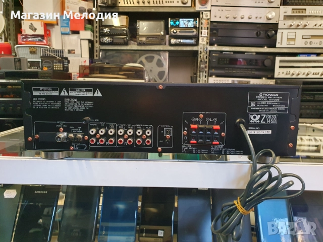 Ресийвър Pioneer SX-339 Black Две по 85 вата на 4 ома. В отлично техническо и визуално състояние., снимка 8 - Ресийвъри, усилватели, смесителни пултове - 50192559