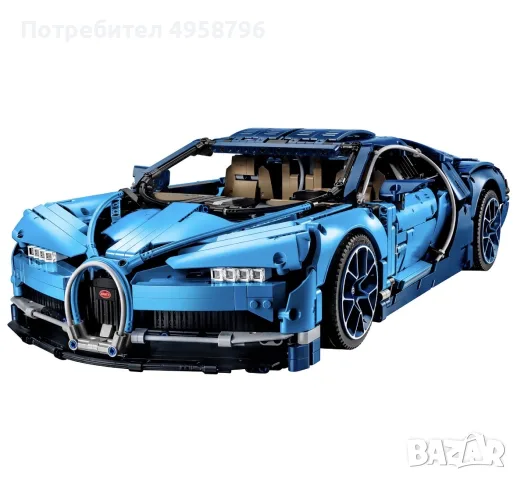 Lego Bugatti Chiron, снимка 2 - Пъзели - 56225521
