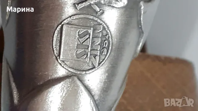 РОГ за пиене от калай Antik*Vintage#45, снимка 13 - Антикварни и старинни предмети - 55725040