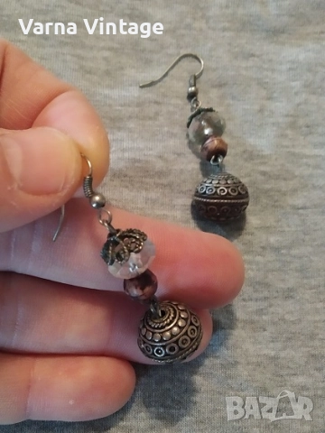 Винтидж обеци, снимка 2 - Обеци - 52723602