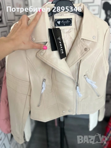 Нов модел кожено яке - 6 цвята, снимка 3 - Якета - 53720793