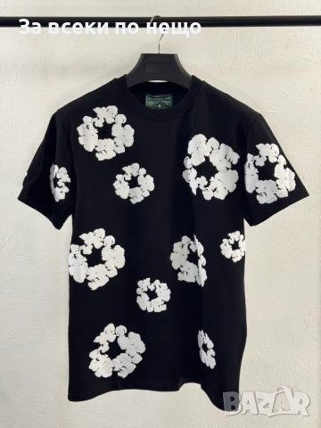 Мъжка Черна Тениска С 3D Щампа Отпред уза С Къс Ръкав Код V.B.29