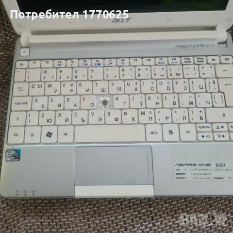  лаптоп acer  aspire one 120 лв , снимка 6 - Лаптопи за дома - 44412944