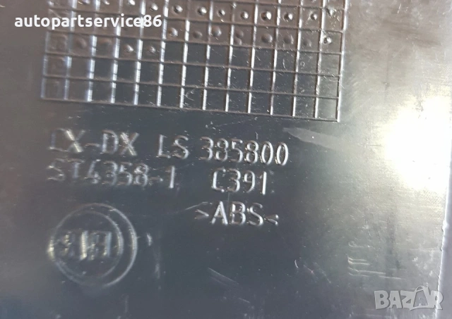 Среден въздуховод / духалка на таблото за Peugeot Jumper Boxer Ducato (2006-2011) 385800, снимка 3 - Части - 53797492