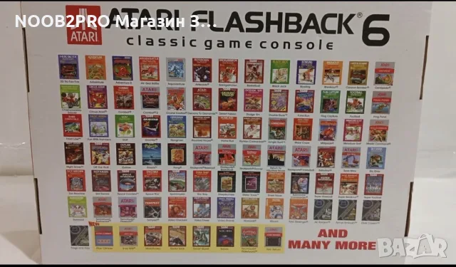 Atari Flashback 6 Classic Game Console – 100 вградени игри + 2 безжични контролера, снимка 2 - Други игри и конзоли - 56329285