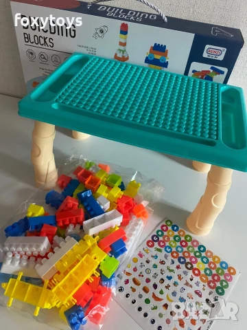 Масичка с конструктор - 100 елемента, снимка 8 - Конструктори - 51180275