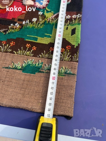 Стар гоблен тъкан, снимка 8 - Антикварни и старинни предмети - 51644289