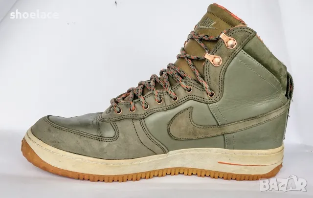 Nike Air Force 1 Hi DCNS Military Boot Silver Sage/Medium Olive 537889-300

, снимка 2 - Мъжки боти - 47970378