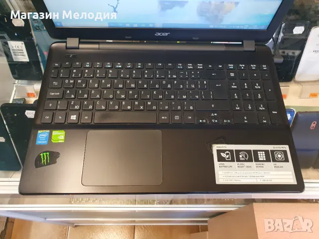 15,6" лаптоп ACER Aspire E 15 SSD памет - 250GB, RAM - 8GB. Има зарядно. Преинсталиран, готов за упо, снимка 3 - Лаптопи за дома - 48095949