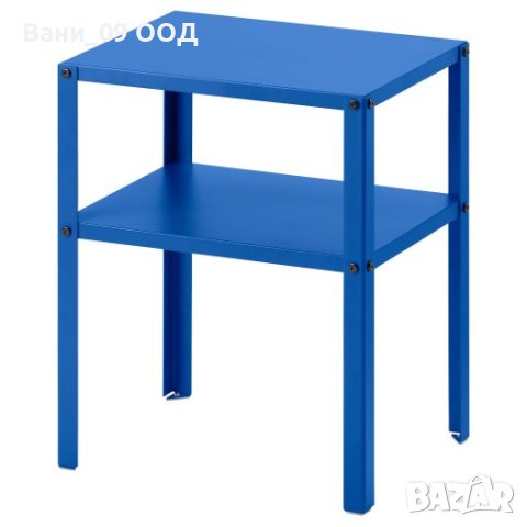 Нощно шкафче от стомана в син цвят, снимка 2 - Шкафове - 42552519
