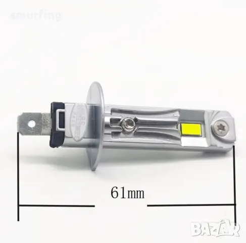 LED Крушки H1 за директен монтаж лед  – 12 / 24V, снимка 5 - Аксесоари и консумативи - 50160411