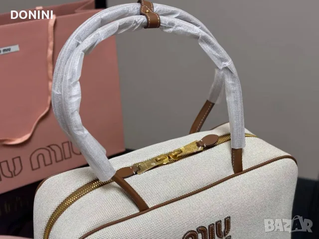Miu Miu Beau дамска чанта от естествена кожа, снимка 3 - Чанти - 55891817