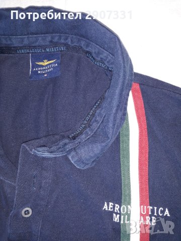 Риза поло Aeronautica Militare. Италия, снимка 2 - Ризи - 42318883