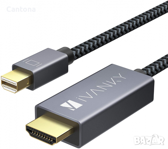 iVanky Mini DisplayPort към HDMI кабел 2 m Thunderbolt към HDMI кабел, снимка 1 - Кабели и адаптери - 36154683