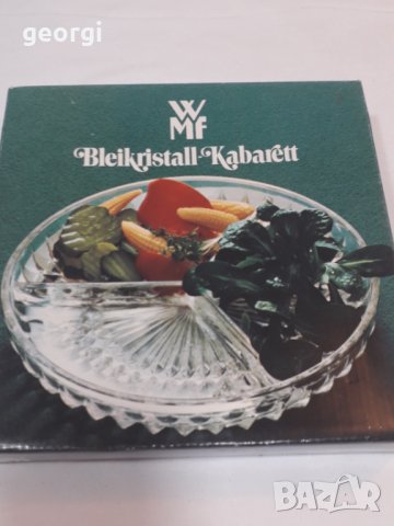 Немски кристален ордьовър  WMF    11/3, снимка 6 - Прибори за хранене, готвене и сервиране - 33933476