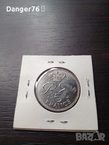 5 франка Монако, снимка 2 - Нумизматика и бонистика - 53773449