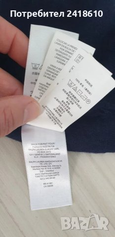 POLO Ralph Lauren Slim Fit  Merino Italian Yarn Mens Size L ОРИГИНАЛ! Мъжки тънък Вълнен Пуловер!, снимка 9 - Пуловери - 47498901