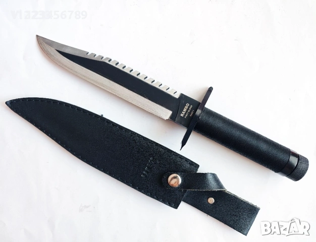Колекционерски нож RAMBO-FIRST BLOOD-РАМБО -2 ра част , снимка 4 - Ножове - 53845343