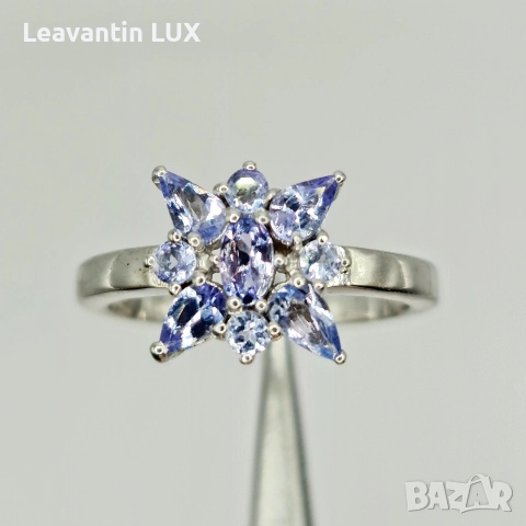 Сребърен пръстен с Танзанит 