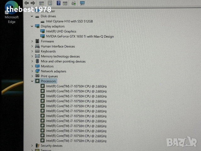 15.6 4k Touch HP Spectre x360`i7-10750H/GTX 1650Ti/16GB RAM/512GB SSD/Бат 7ч/Bang&Olufsen, снимка 10 - Лаптопи за игри - 53787337
