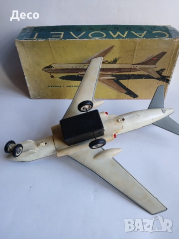 Стара руска играчка самолет., снимка 4 - Колекции - 52865206