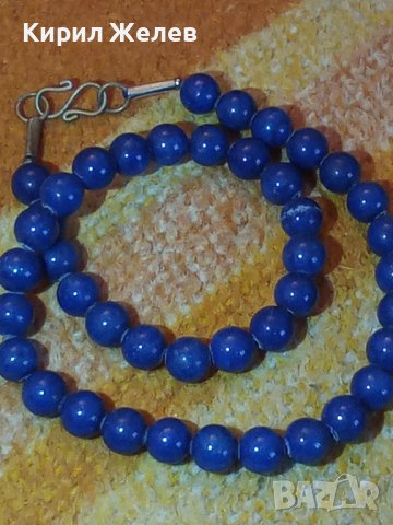 СТАРО АРТ КОЛИЕ от ЛАЗУРИТ 4007, снимка 3 - Колиета, медальони, синджири - 29638386