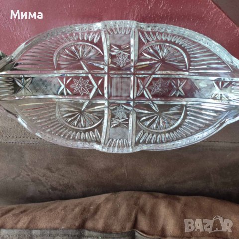 Кристална фруктиера, снимка 3 - Аксесоари за кухня - 41808259