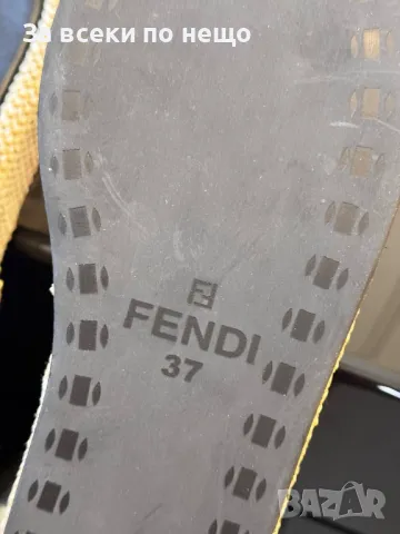 Fendi Дамски Чехли На Платформа Фенди Код E282, снимка 6 - Чехли - 50415547