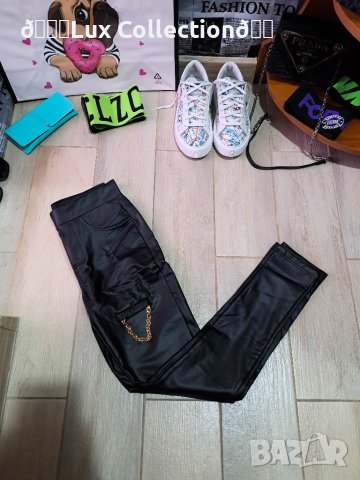 Дамски кожен клин с синджир и висока талия, снимка 10 - Клинове - 40377662