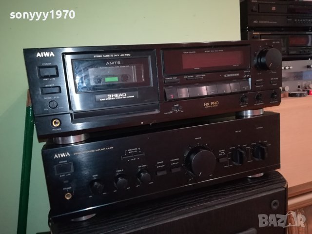 AIWA 3HEAD DECK+AIWA AMPLIFIER 2407231100, снимка 3 - Ресийвъри, усилватели, смесителни пултове - 41640405