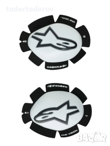 Мото Слайдери за екип ALPINESTARS GP PLUS WHITE, снимка 2 - Аксесоари и консумативи - 53118632