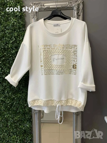 блуза с голяма гръдна обиколка , снимка 2 - Блузи с дълъг ръкав и пуловери - 53296998