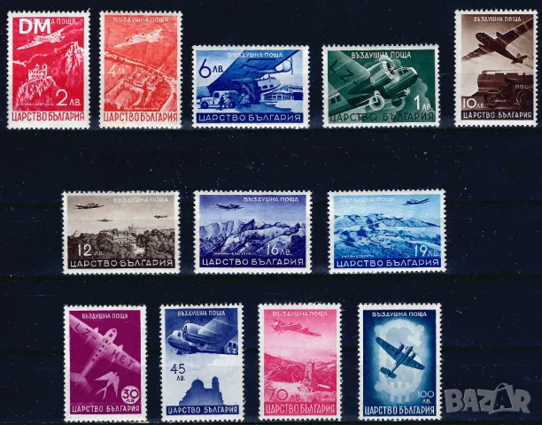 България 1940 - самолети MNH, снимка 1 - Филателия - 48130603