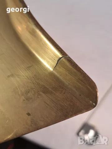 ретро месингова лопатка за маса  18/5, снимка 6 - Антикварни и старинни предмети - 49262353