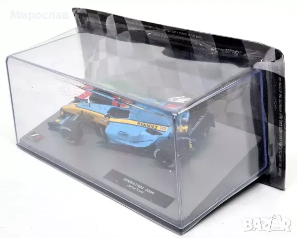 1:43 ATLAS RENAULT R24 -2004 JARNO TRULLI БОЛИД ФОРМУЛА, снимка 3 - Колекции - 49849841