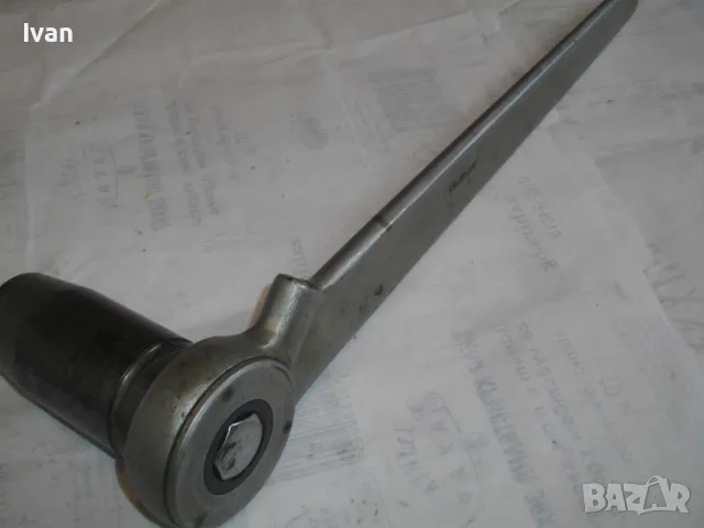 50см НЕМСКИ ГОЛЯМ ТРЕСЧОТЪЧЕН КАМИОНАДЖИЙСКИ КЛЮЧ STAHLWILLE 870 GERMANY С ТОРС ВЛОЖКА №27мм BELZER , снимка 18 - Други инструменти - 48228893