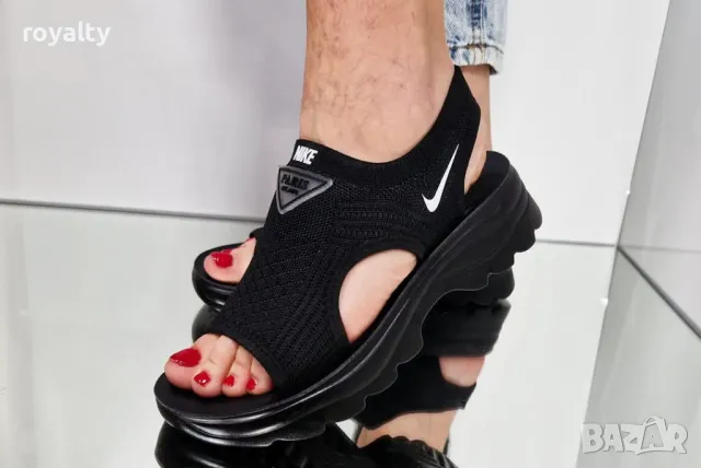 Nike черни дамски сандали , снимка 3 - Сандали - 50394335