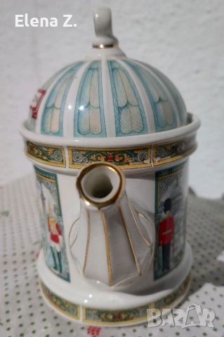 Винтидж чайник Sadler тематика Лондон, снимка 6 - Аксесоари за кухня - 53808188